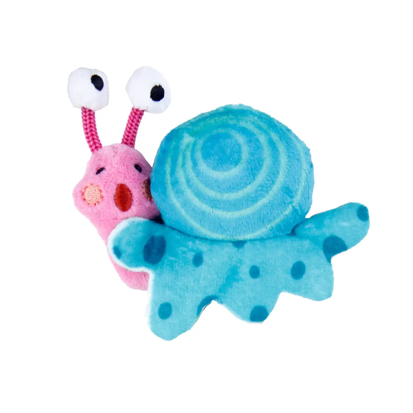 GiGwi Catnip Snail with LED Light Blue/Pink