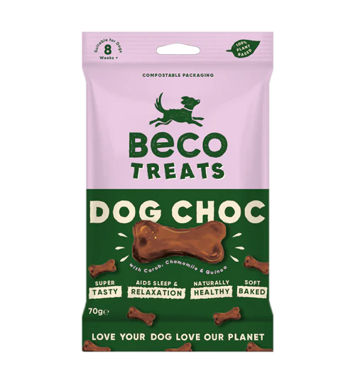 Beco Dog Choc Treats with Camomile & Quinoa 1 x 70g