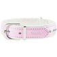 Collar Modern Art Luxus 27/XXS-XS Artificial leather lightpink/white