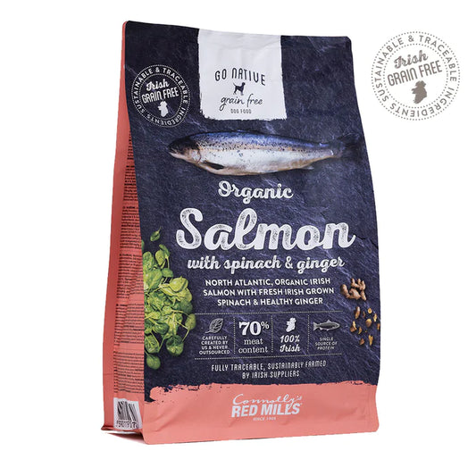 Go Native Organic Salmon with Spinach and Ginger 12kg