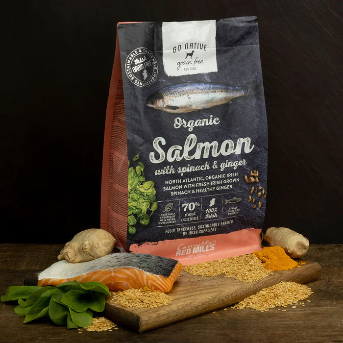Go Native Organic Salmon with Spinach and Ginger 4kg