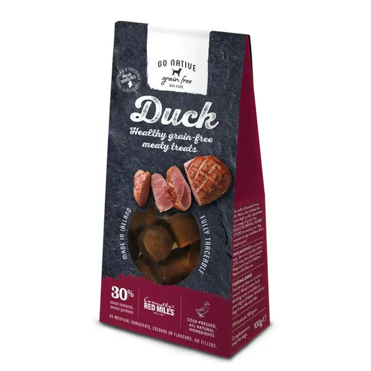 Go Native Meaty Treats Duck 100g