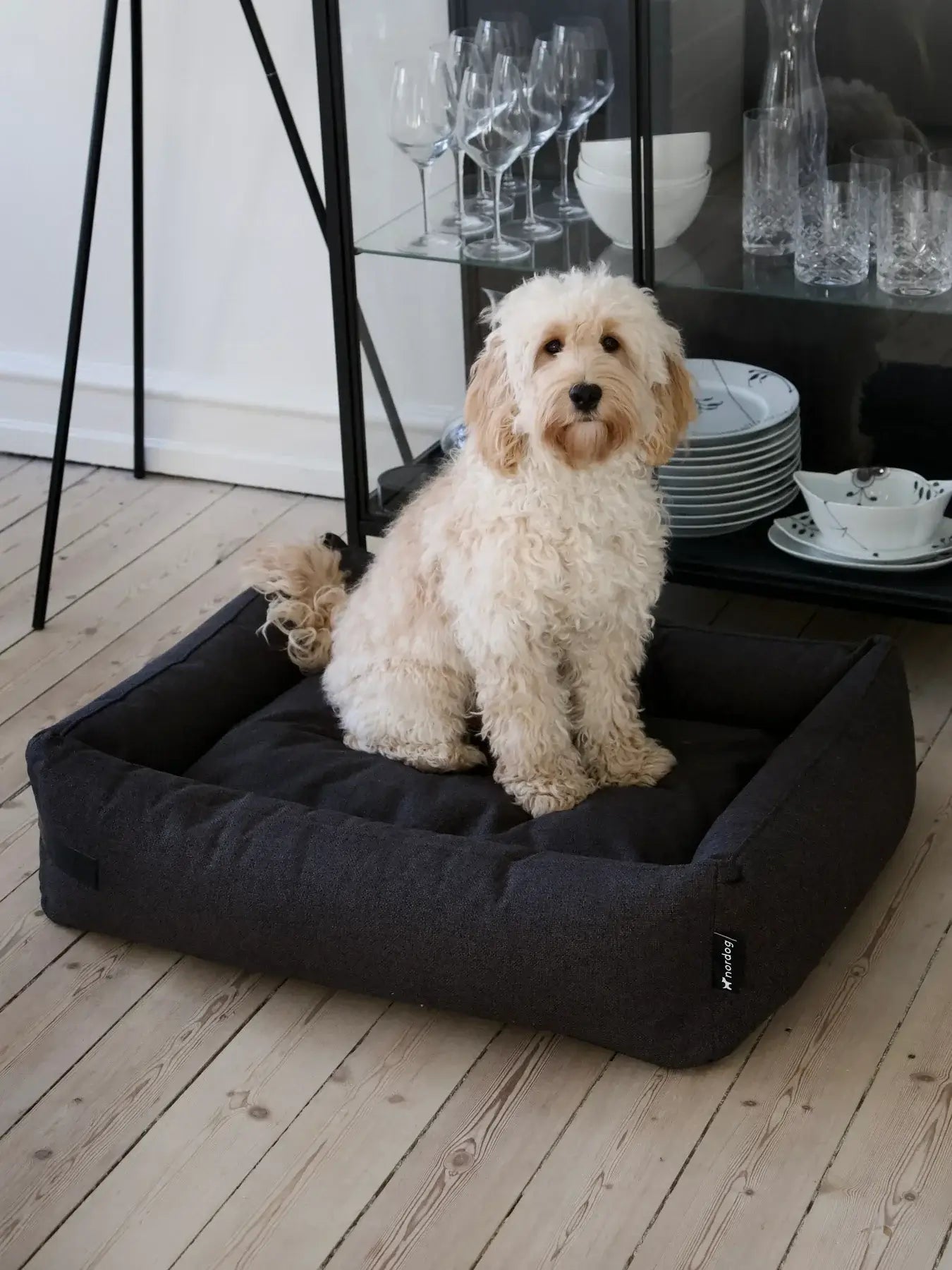Nordog Graphite Hygge Dog Bed (M)