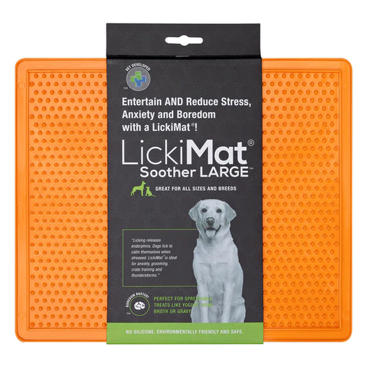 LickiMat XL Soother 30cm Orange