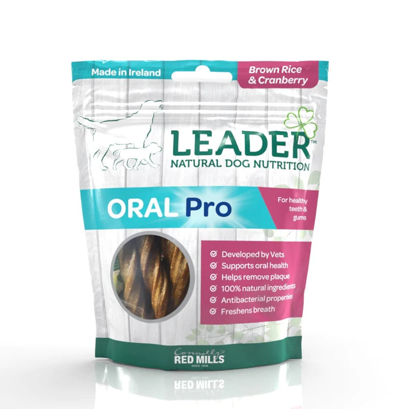Leader ORAL Pro Brown Rice & Cranberry Dental Stick