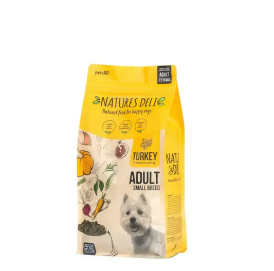 Natures Deli Adult Small Breed Turkey and Rice 2kg