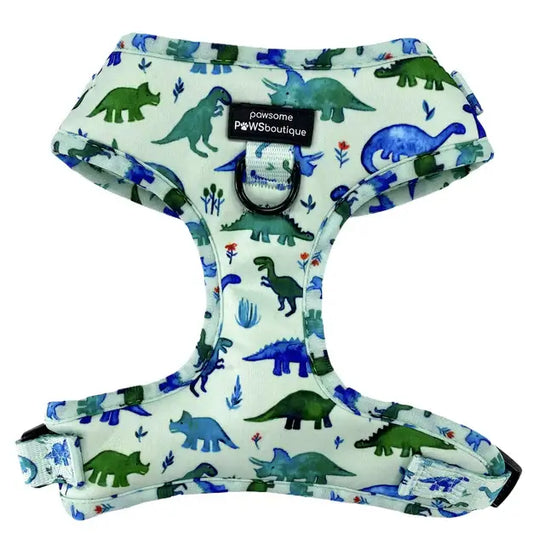 Pawsome Paws Boutique Dinky Dino Adjustable Harness (M)