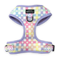 Pawsome Paws Boutique Pastel Plaid Adjustable Harness (S)