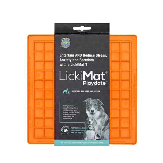 LickiMat Playdate Classic 20cm Orange