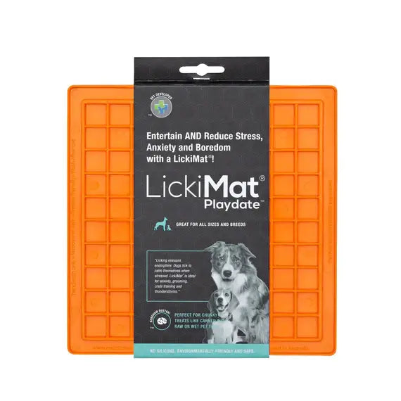 LickiMat Playdate Classic 20cm Orange