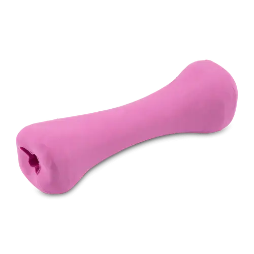 Beco Natural Rubber Bone - Pink (Small)