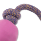 Beco Natural Rubber Ball on Rope - Pink (Small)