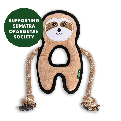 Beco Recycled Rough & Tough - Sonny the Sloth (Medium)