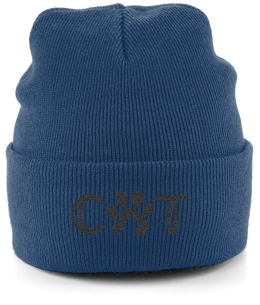 Cat Paw Cuffed Beanie