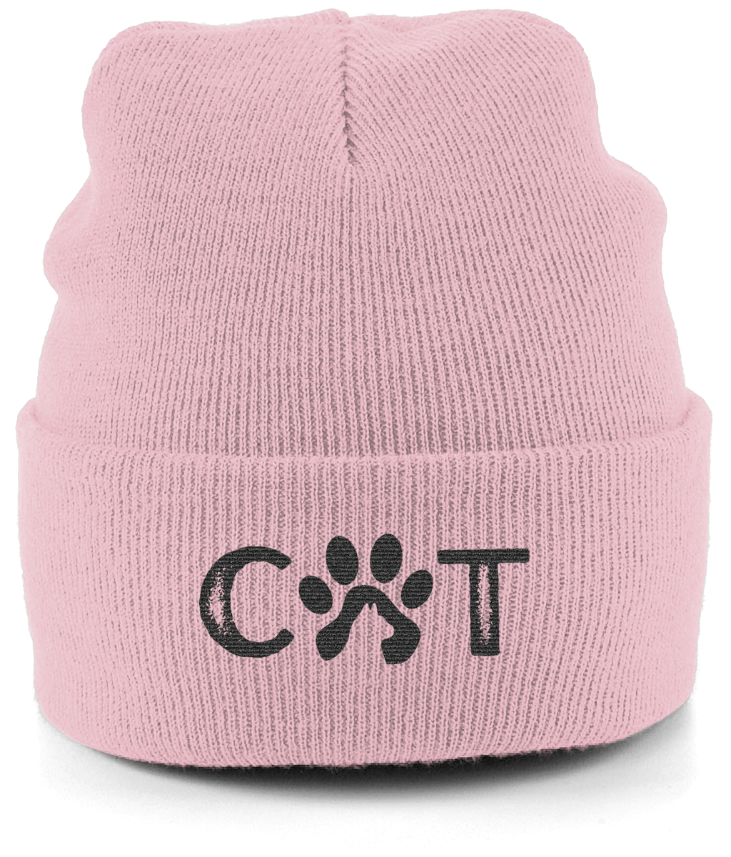 Cat Paw Cuffed Beanie