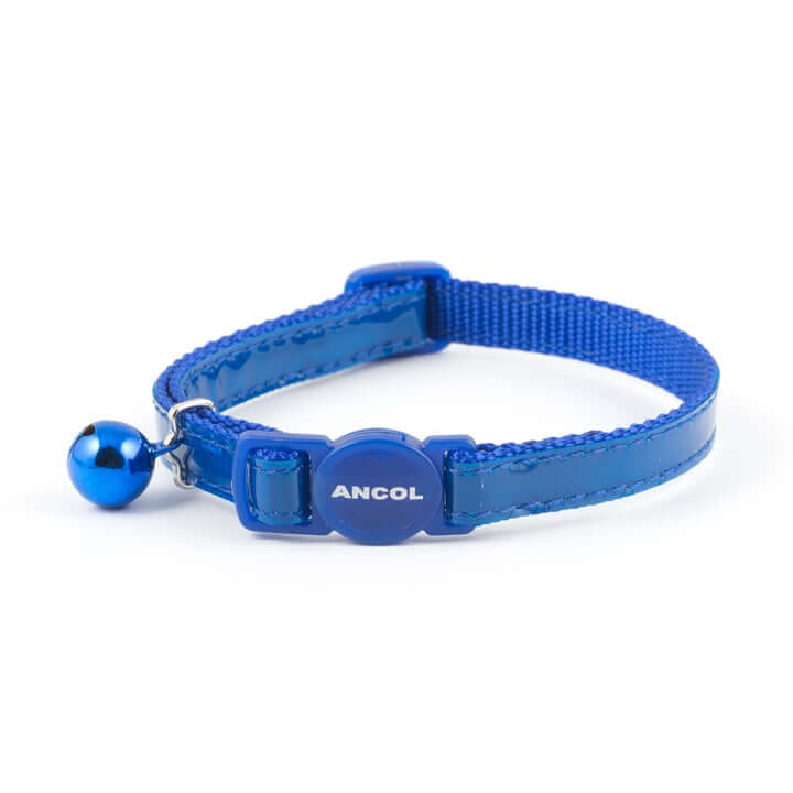 Ancol Cat Collar Gloss Reflective Blue