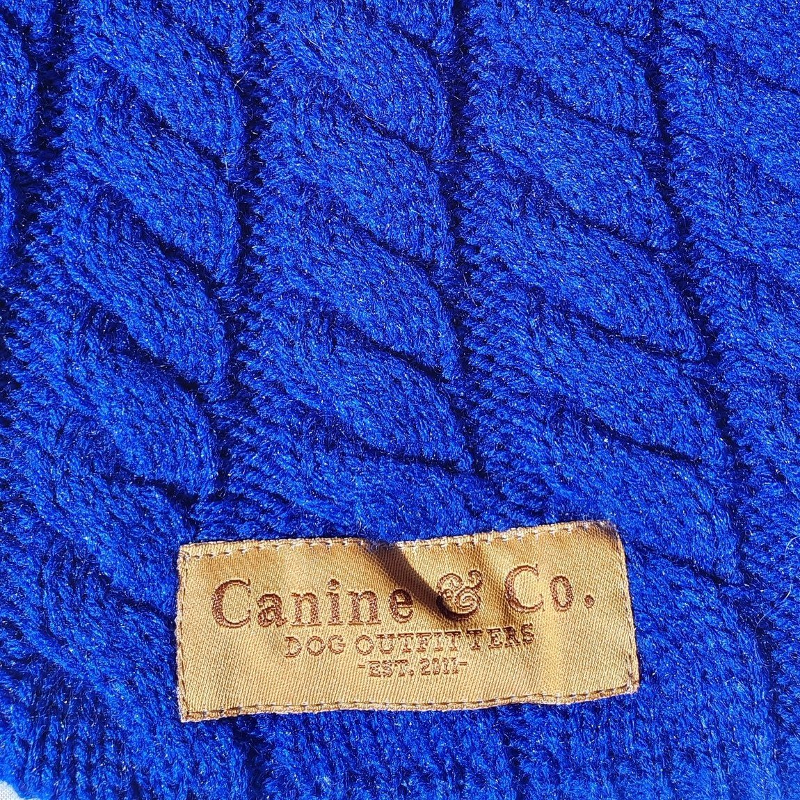 The Rascal Blue Cableknit Jumper MD1 42cm