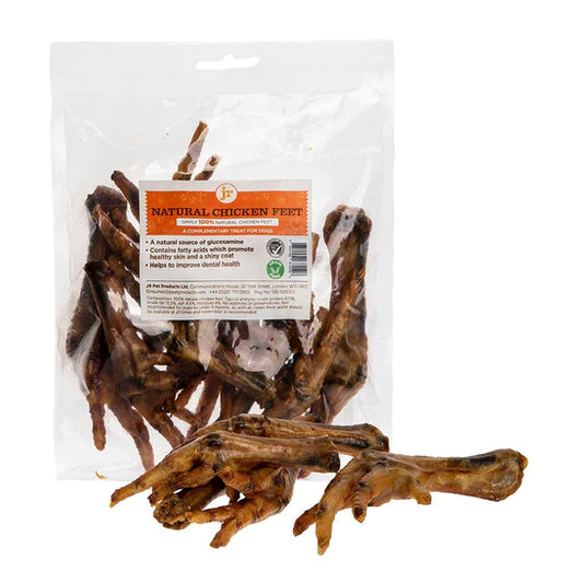 JR Pet Natural Chicken Feet Pk10