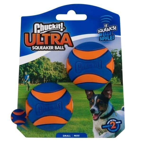 Chuckit! Ultra Squeaker Ball Small (2 Pack)