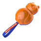 GiGwi 'Push to Mute' Transparent Owl Blue/Orange