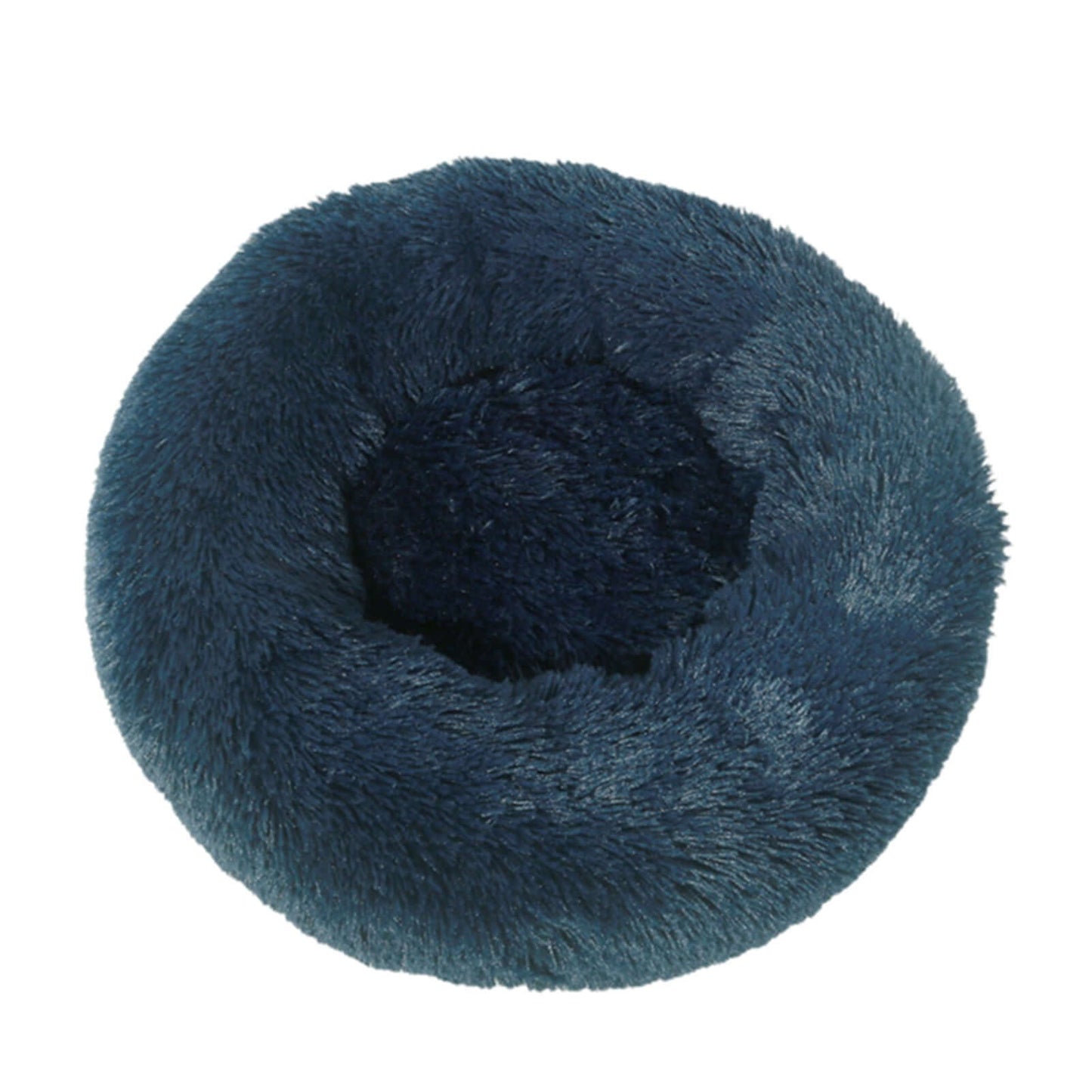 EcoPets Anti Anxiety Large Blue Donut Bed