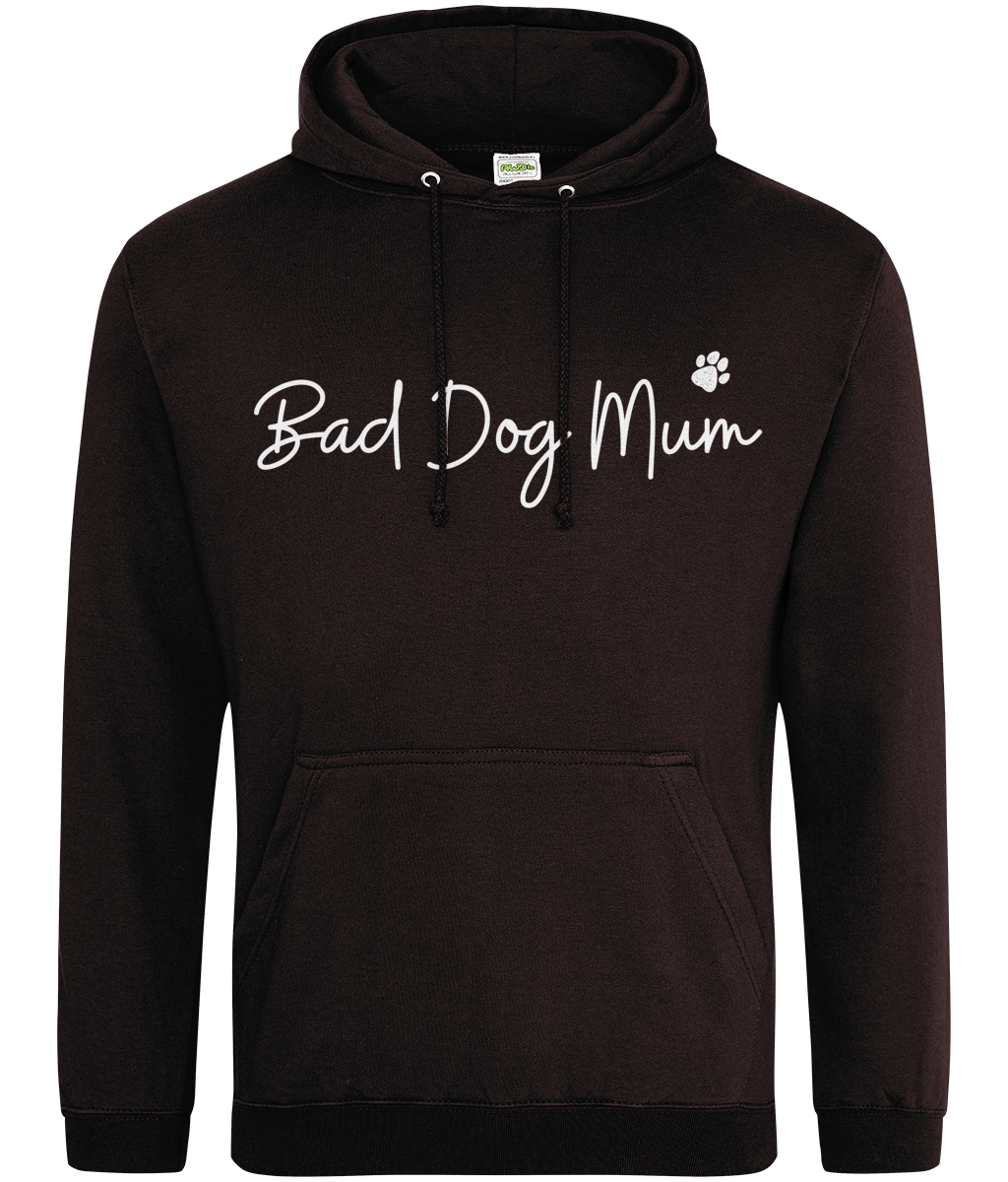 Bad Dog Mum- White Text