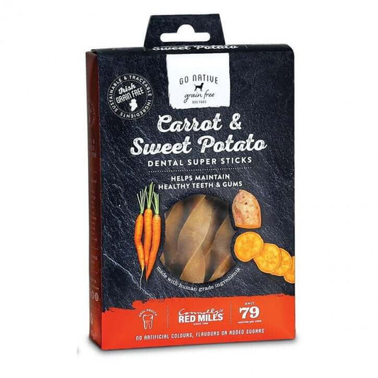 Go Native Dental Super Sticks Carrot and Sweet Potato 150g