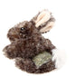 GiGwi Refillable Rabbit Ziplock Cat Toy With x3 Catnip Bags Brown