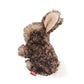 GiGwi Refillable Rabbit Ziplock Cat Toy With x3 Catnip Bags Brown