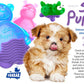 GiGwi Suppa Puppa Bear with Squeaker for Puppies and Small Dogs Pink