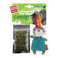 GiGwi Refillable Rabbit Ziplock Cat Toy With x3 Catnip Bags Blue