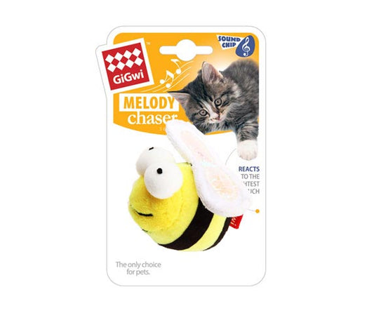 GiGwi Bee Motion Activated Melody Chaser Cat Toy