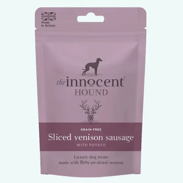 The Innocent Hound Sliced  Venison Sausage 70g