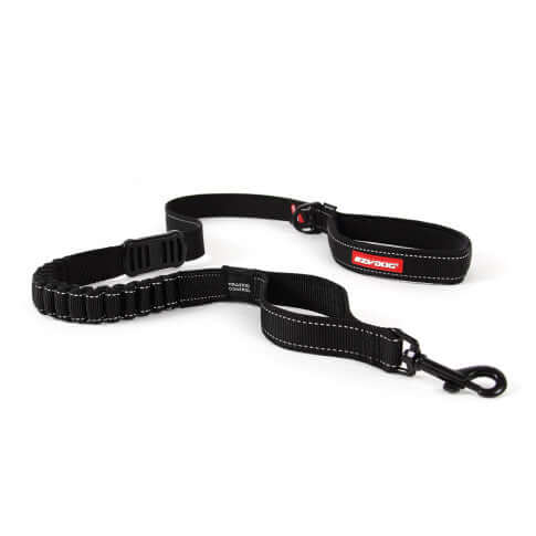 EZYDOG ZERO SHOCK LEASH 48`  -  BLACK