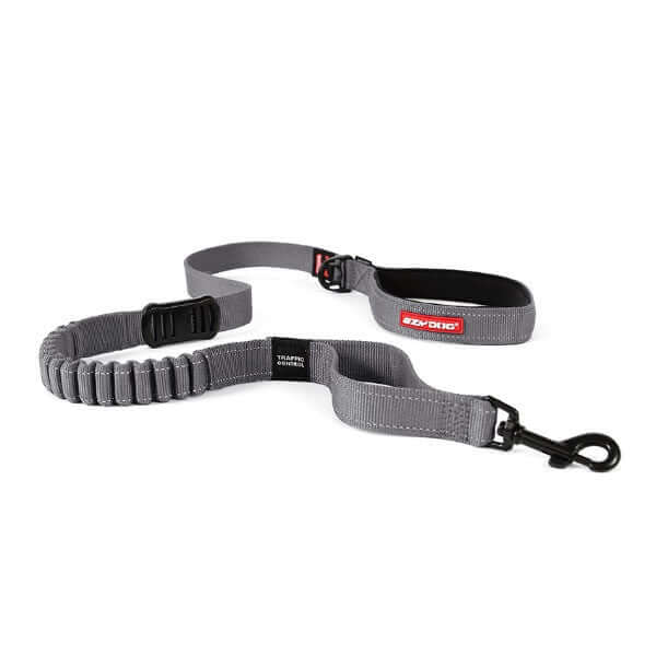 EZYDOG ZERO SHOCK LEASH 48`  -  GREY [NEW]